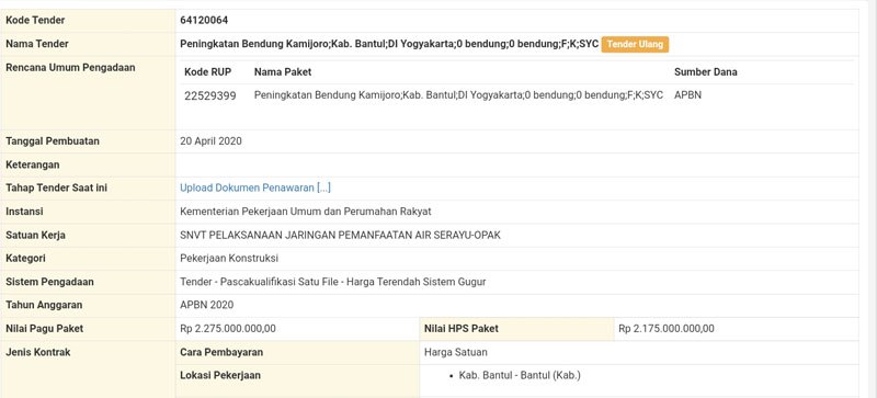 Proyek+Peningkatan+Bendung+Kamijoro+dilelang+ulang