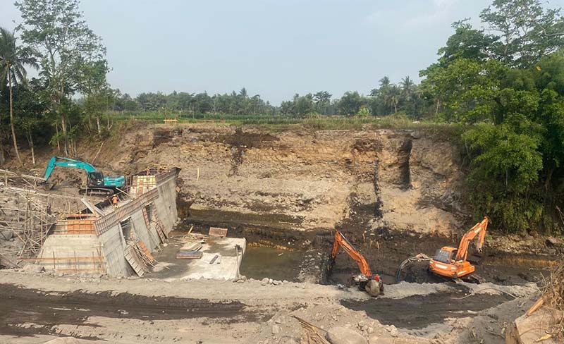 Progres Sabo Dam Kali Blongkeng Minggu ke-10 Capai 22,26 Persen, Lebih Cepat dari Target